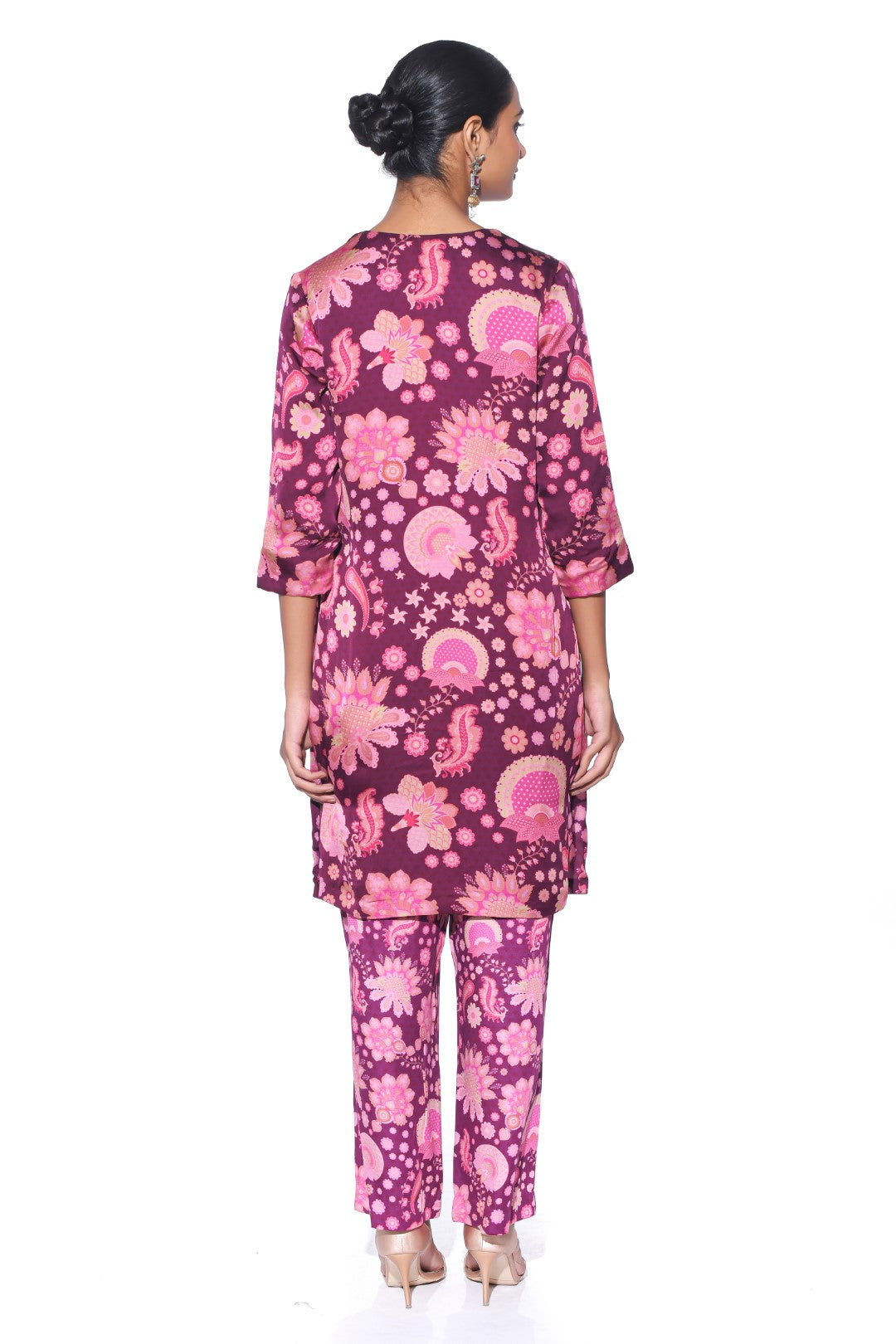 CRIMSON KURTA CO-ORD SET