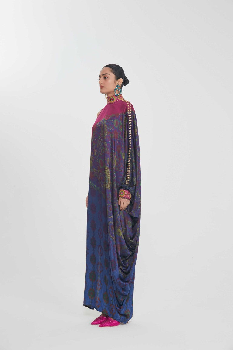 ZEBA ONE SHOULDER DRESS